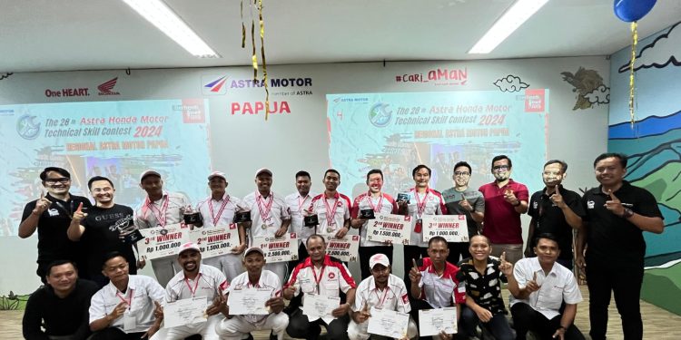 Astra Motor Papua Umumkan Pemenang Astra Honda Motor Technical Skill Contest 2024
