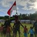 Antusias Warga Yabanda Kibarkan Merah Putih