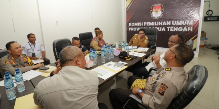 Dikunjungi Pj Gubernur Papua Tengah, Ketua KPU Beberkan Sejumlah Kendala