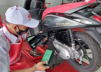 Penting dalam Sistem Pembakaran Sepeda Motor, Pengendar Diingatkan Jaga Kebersihan Saringan Udara