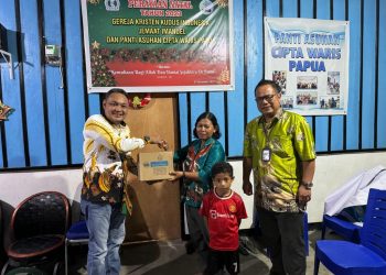 Perokris PLN Sorong Berbagi Bersama Panti Asuhan Cipta Waris Papua