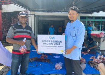 Rasa Syukur Insan PLN UP3 Sorong di Momen Iduladha 1444 Hijriah, Kurban 9 Ekor Sapi dan Kambing