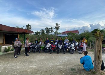 10 Motor Hasil Jarahan di Kampung Karya Bumi Diserahkan Kepada Pemiliknya