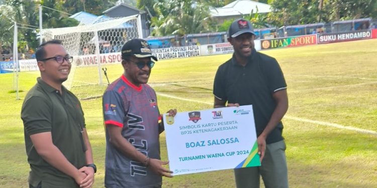 805 Peserta Turnamen Sepak Bola Waena Cup 2024 Dilindungi BPJS Ketenagakerjaan