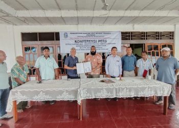 Obaja Ondikeluw Pertanyakan Keabsahan Jual Beli Tanah Adat Felafauw Manggalifae oleh PT Trigana Jayapura