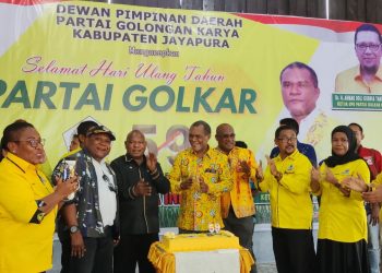 Partai Golkar Kabupaten Jayapura Gelar Syukuran Hari Jadi Ke-59