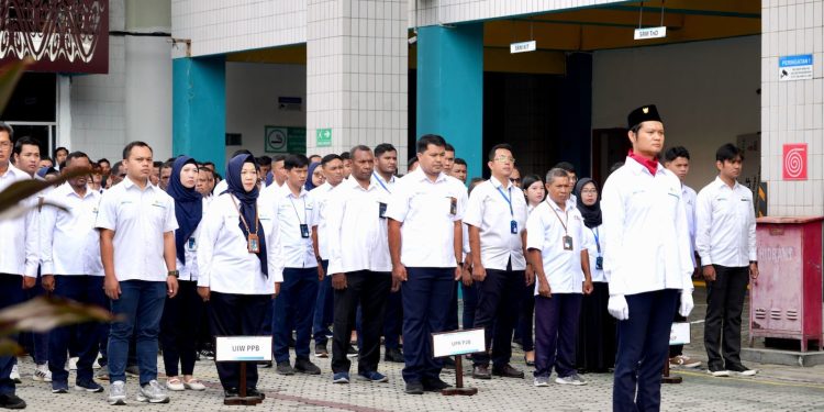 PLN UIP MPA Gelar Upacara Peringati HLN 79 dan Hari Sumpah Pemuda Tahun 2024