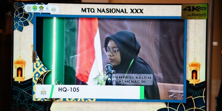 Kafilah Papua Cabang Lomba Hifdzil Qur’an dan Tilawah Golongan 1 Juz dan 5 Juz Tampil Maksimal