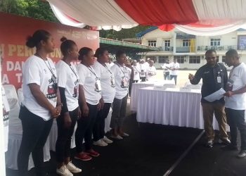 KPU Jayapura Edukasi Masyarakat Lewat Simulasi Pemungutan dan Perhitungan Suara Pilbup