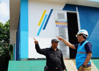 PLN Olah 3,3 Ton FABA dari PLTU Lontar Menjadi Bahan Konstruksi Gardu Distribusi