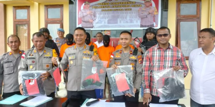 Polisi Ringkus Komplotan Pelaku Curas di Jayapura Setelah 8 Kali Beraksi