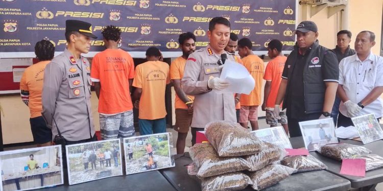 11 Orang Ditetapkan Tersangka, Polisi Amankan 7 Kilogram Ganja