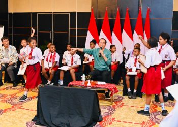 Saat Anak SD Bertanya ke Presiden Jokowi Kenapa Ibu Kota Tidak Dipindah ke Papua