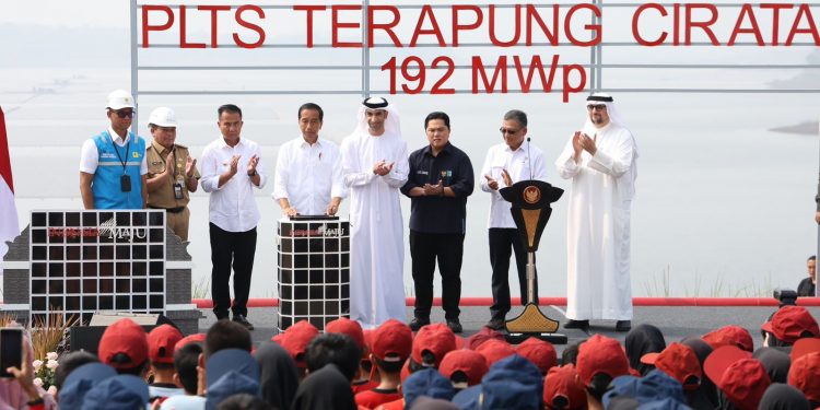 PLTS Terapung Cirata Terbesar di Asia Tenggara Resmi Beroperasi