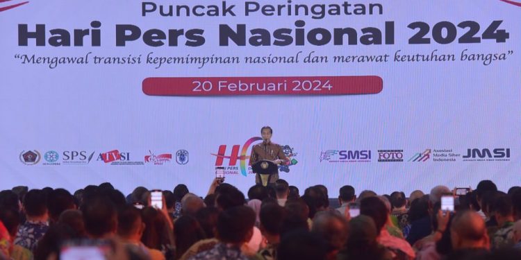 Presiden Sampaikan Dua Pesan untuk Insan Pers Indonesia