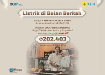 PLN Tebar Diskon Tambah Daya Listrik Hingga 5.500 VA Hanya Rp202.403