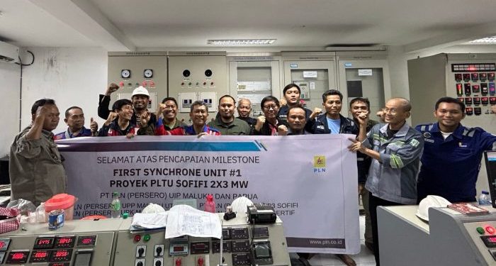 PLN UIP MPA Raih Milestone Penting Sinkronisasi Pertama Unit #1 Proyek PLTU Sofifi 2×3 MW