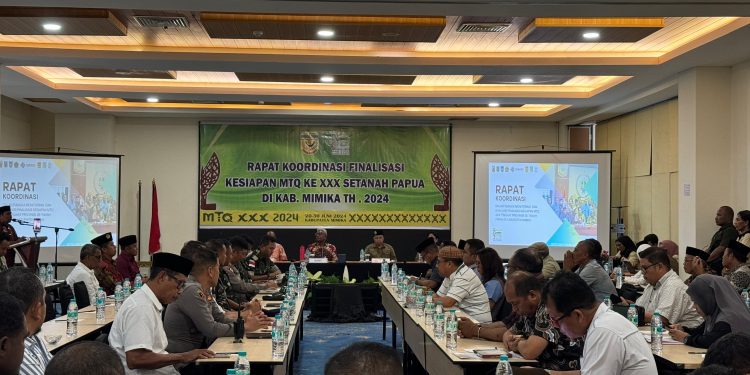 Pemkab Mimika Mantapkan Persiapan MTQ ke 30 se Tanah Papua