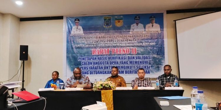 25 Calon Anggota DPRK Pegunungan Bintang Jalur Pengangkatan Lulus Seleksi Berkas