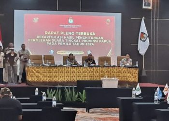 Polisi Pastikan Pleno Rekapitulasi Penghitungan Suara Pemilu di Wilayah Papua Berjalan Aman