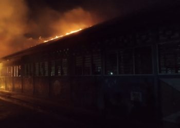 Sejumlah Ruang Kelas SD YPK Martin Luther Sentani Kembali Dilahap Api