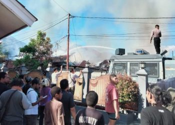 Kerugian Akibat Kebakaran Rumah dan Indekos di Sentani Ditaksir Mencapai Ratusan Juta Rupiah