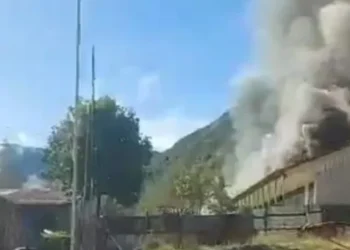 KKB Bakar Gedung SD Negeri Inpres Pogapa Intan Jaya