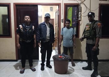Dua Pria di Mappi Diamankan Usai Kedapatan Membuat Miras