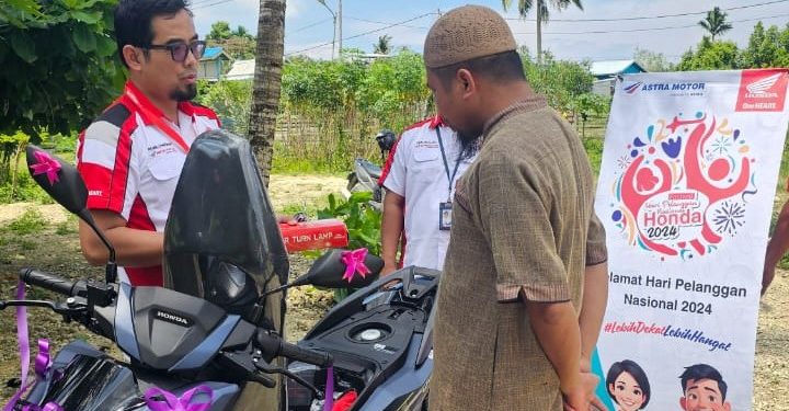 Momen Harpelnas, Manajemen Turun Langsung Antar Unit Sepeda Motor Konsumen