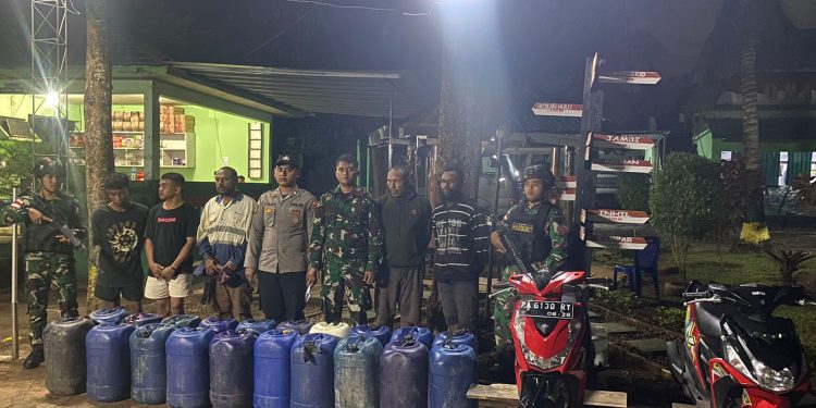 TNI Gagalkan Penyelundupan Pertalite dan 2 Motor Bodong di Perbatasan RI-PNG