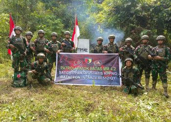 Menjaga Keutuhan NKRI Melalui Patroli Patok Batas Negara