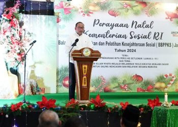 Rayakan Natal Bersama di Papua, Sekjen Kemensos RI Sampaikan Pesan Presiden
