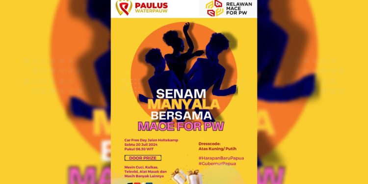 MACE for PW Ajak Masyarakat Jayapura Senam Manyala