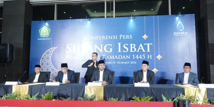 Pemerintah Tetapkan 1 Ramadan 1445 H pada 12 Maret 2024