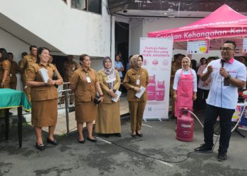 ASN Pemkot Ambon Diedukasi Terkait Penggunaan LPG Bright Gas