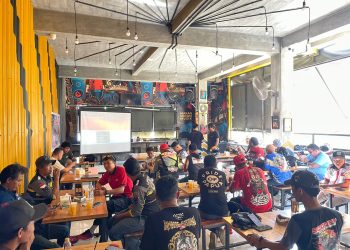 Astra Motor Papua Nobar Ultimate MotoGP 2023, Dukung Para Pembalap Honda