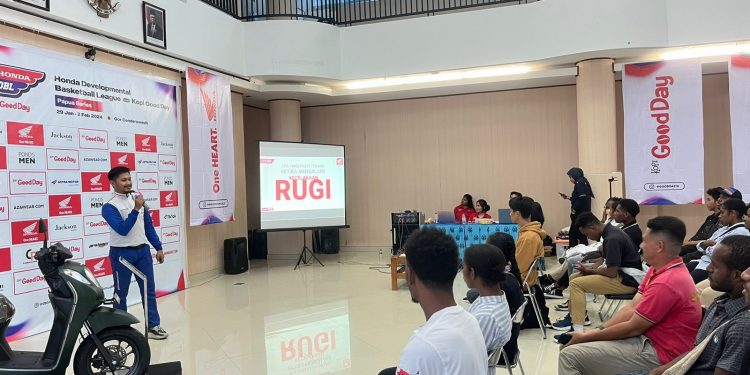 Astra Motor Papua Beri Edukasi Safety Riding Jelang Gelaran Honda DBL Papua Series