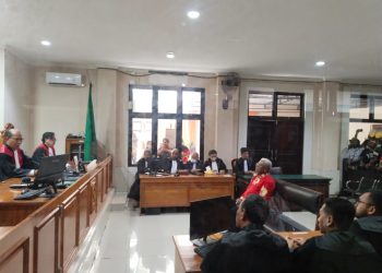 Sidang Lanjutan Dugaan Korupsi Plt Bupati Mimika Ditunda