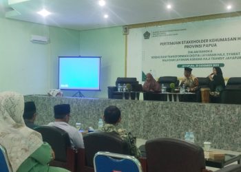 Kemenag Papua Sosialisasi Program Prioritas Bidang Haji kepada Stakeholder