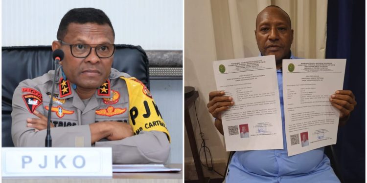 Polda Papua Tunggu Rekomendasi Bawaslu Soal Kasus Suket di Pilgub