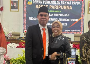 Supriadi Laling Resmi Dilantik Sebagai Anggota DPR Papua