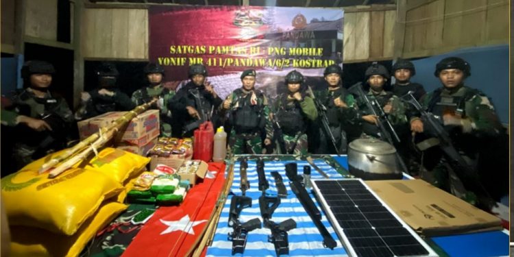 Kronologi TNI Gagalkan Penyelundupan Senpi dari Papua Nugini Milik KST