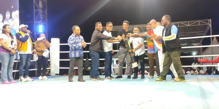 Kejuaraan Tinju MDF Trengginas 90 Antarsasana se Papua Raya Resmi Ditutup