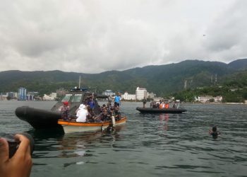 Penyelenggara Pemilu dan TNI-Polri di Papua Deklarasi Pemilu Damai di Dalam Air