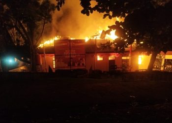 Oknum Satpol PP Intimidasi Wartawan saat Meliput Kebakaran Kantor Kemenag Jayapura