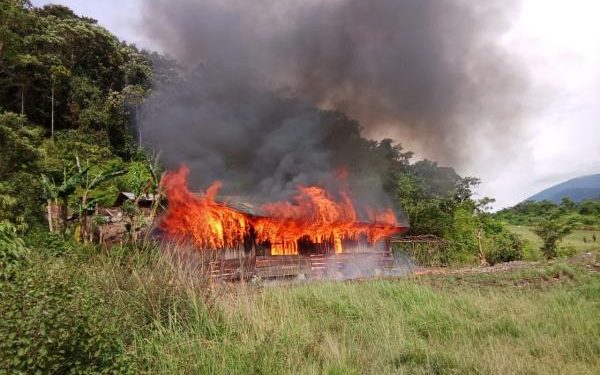 Kapolda : Kantor Distrik Bayabiru di Paniai yang Dibakar Warga Sudah Lama Tidak Digunakan