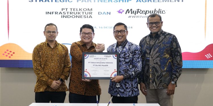 TIF dan MyRepublic Resmi Menandatangani Perjanjian Kerja Sama