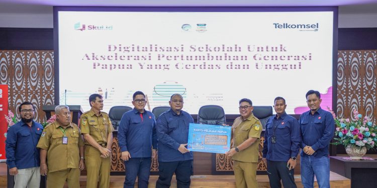Telkomsel  dan Pemprov Papua Dorong Adaptasi Teknologi Digital di Lingkungan Sekolah