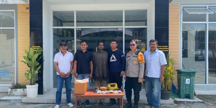 Pengedar Ganja di Sentani Gunakan Sayur Kangkung untuk Kelabui Polisi