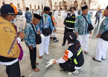 Tim Promkes Beri Penyuluhan Kesehatan bagi JCH Indonesia